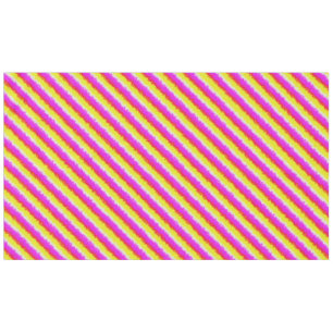 Gelbe Rosa Artdeco Regenbogen Streifen Tischdecke