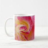 Gelbe rosa Blätter Kaffeetasse (Links)