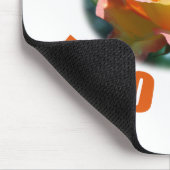 Gelbe Rosa Blume Foto Kunstschenk Liebe Mousepad (Ecke)