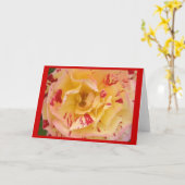 Gelbe Rosa Blume Gruß oder Mitteilungskarten (Gelbe Blume)