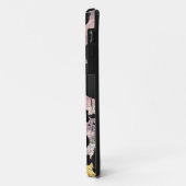 Gelbe rosa Blume Muster Blumengrafik Case-Mate iPhone Hülle (Hinten/Links)
