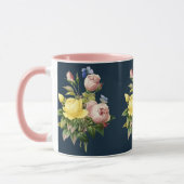 Gelbe Rosa Blume Rose Blumengarten Tasse (Links)