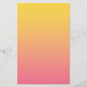 Gelbe Rosa Farbe Briefpapier