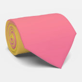 Gelbe Rosa Farbe Krawatte (Gerollt)