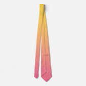 Gelbe Rosa Farbe Krawatte (Rückseite)
