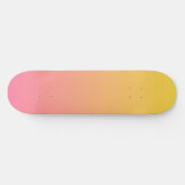 Gelbe Rosa Farbe Skateboard (Horizontal)