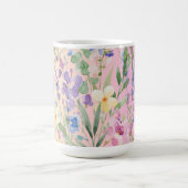 Gelbe Rosa Farbige Blumen Kaffeetasse (Mittel)