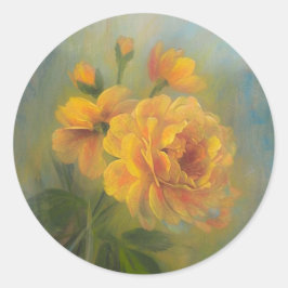 Gelbe Rose Aufkleber