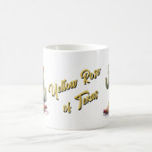 Gelbe Rose aus Texas-Tasse Kaffeetasse (Mittel)