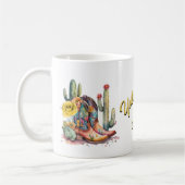 Gelbe Rose aus Texas-Tasse Kaffeetasse (Links)