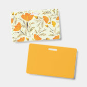 Gelbe Rose Ausweis (Vorder- & Rückseite)