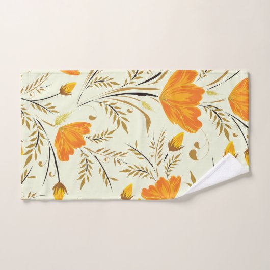 Gelbe Rose Badhandtuch Set (Handtuch)