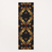 Gelbe Rose Blume Abstrakte Natur Yogamatte (Vorderseite)