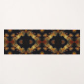 Gelbe Rose Blume Abstrakte Natur Yogamatte (Vorderseite (Horizontal))