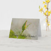 Gelbe Rose Blume Art Geburtstagskarte Karte (Gelbe Blume)