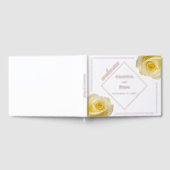Gelbe Rose Blume Blumenzehen Gästebuch (Voll)