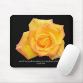 Gelbe Rose-Blume der Feldmousepad Mousepad (Mit Mouse)