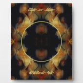 Gelbe Rose Blume kreieren Ihr eigenes Foto Fotoplatte (Vorderseite)