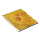 Gelbe Rose-Blume Notizblock (angewinkelt)