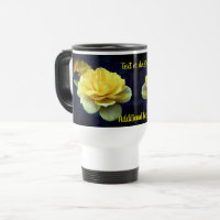 Gelbe Rose Blume Personalisiert