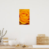 Gelbe Rose Blume Poster (Küche)