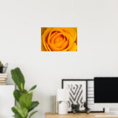 Gelbe Rose Blume Poster (Heimbüro)
