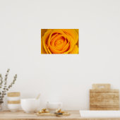 Gelbe Rose Blume Poster (Küche)