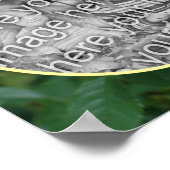 Gelbe Rose Blume Rahmen erstellen Sie Ihr eigenes  Poster (Ecke)