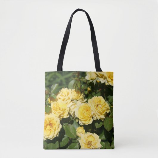 Gelbe Rose Blume Tasche (Vorderseite)