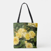 Gelbe Rose Blume Tasche (Rückseite)