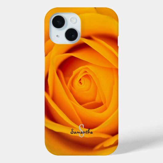 Gelbe Rose Blumen Handyhülle Case-Mate iPhone Hülle (Rückseite)