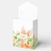 Gelbe Rose Blumengrün Girl Babydusche Geschenkschachtel (Geöffnet)