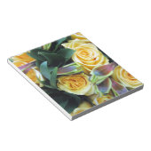 Gelbe Rose Buds Notizblock (angewinkelt)