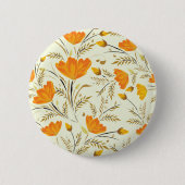 Gelbe Rose Button (Vorderseite)