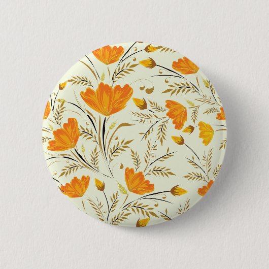 Gelbe Rose Button (Vorderseite)