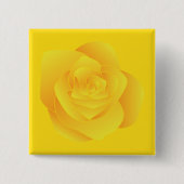 Gelbe Rose Button (Vorderseite)