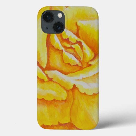 Gelbe Rose Case-Mate iPhone Hülle (Rückseite)