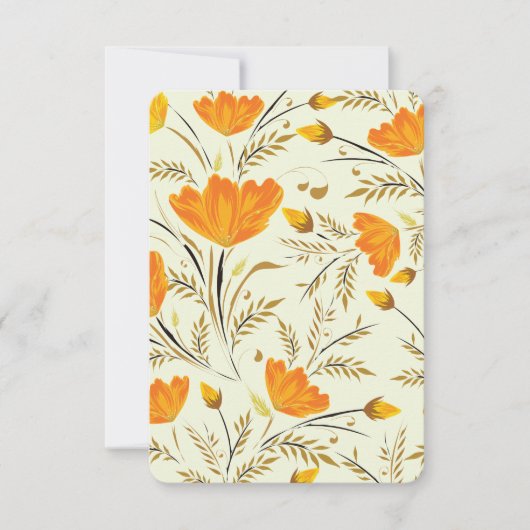 Gelbe Rose Dankeskarte (Vorderseite)