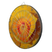 Gelbe Rose Dartscheibe (Vorderseite rechts)