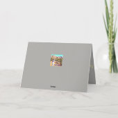 Gelbe Rose der Freundschaftvalentine-Karte Feiertagskarte (Rückseite)