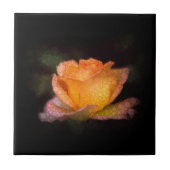 Gelbe Rose Fliese (Vorderseite)