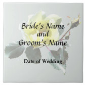 Gelbe Rose Fliese (Vorderseite)