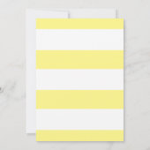 Gelbe Rose Floral Bar Mitzvah Einladung (Rückseite)