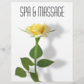 Gelbe Rose Flyer (Vorne)