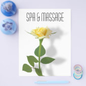 Gelbe Rose Flyer (Einzeln)