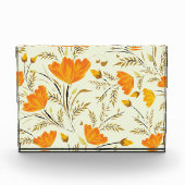 Gelbe Rose Fotoblock (Vorderseite)