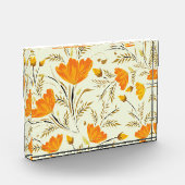Gelbe Rose Fotoblock (Links)