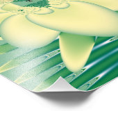 Gelbe Rose Fotodruck (Ecke)