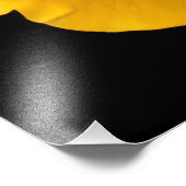 Gelbe Rose Fotodruck (Ecke)