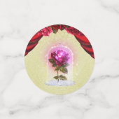 Gelbe Rose Gelb Rot Blau Party Konfetti (Klein Vorderseite)